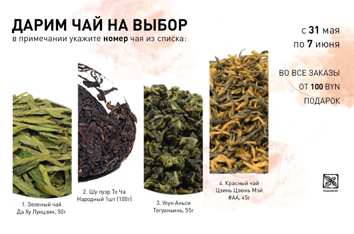 ЗАВЕРШЕНО: Выберите себе подарок (к заказам от 100 руб.) • TeaShop.by